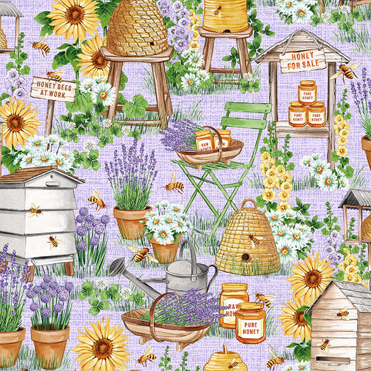 Busy Bee Farm Fabric
