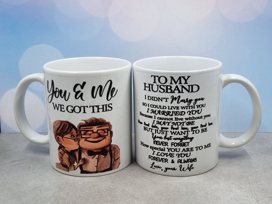 To My Husband Mug (ceramic)