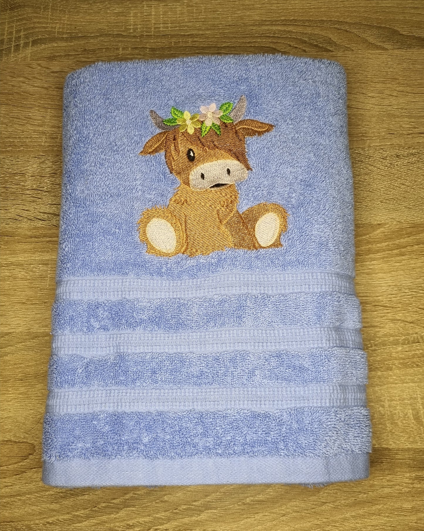 Highland Cow bath towel
