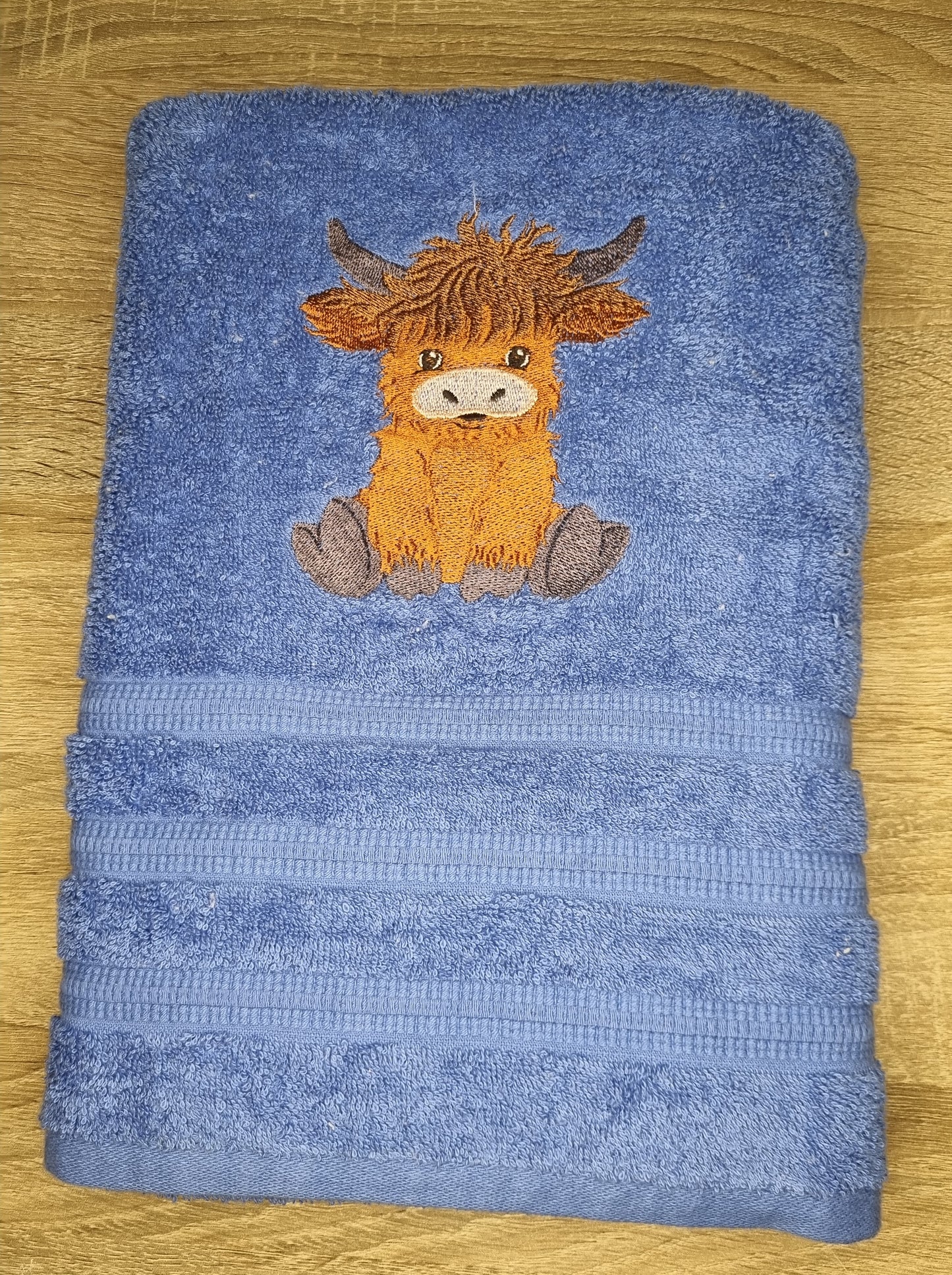 Highland Cow bath towel