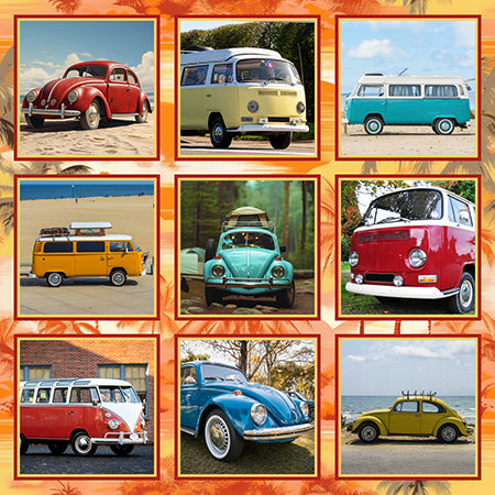 Combi VW Fabric Panel