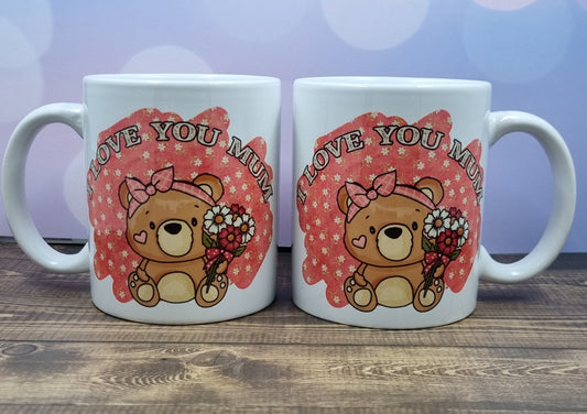 I love you Mum mug (ceramic)