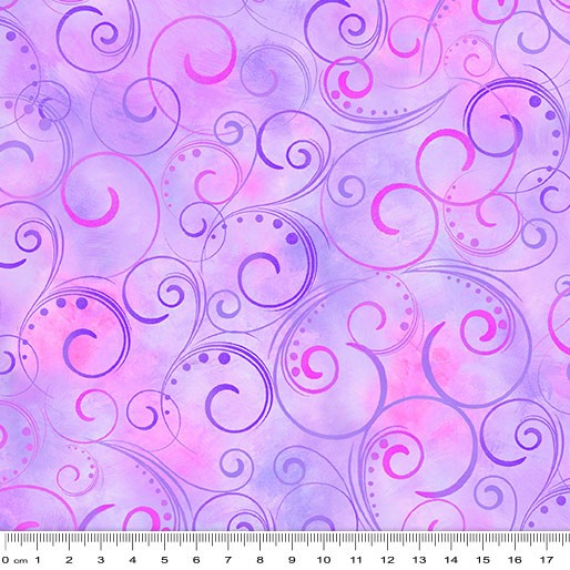 Swirling Splendour Widebacking Fabric
