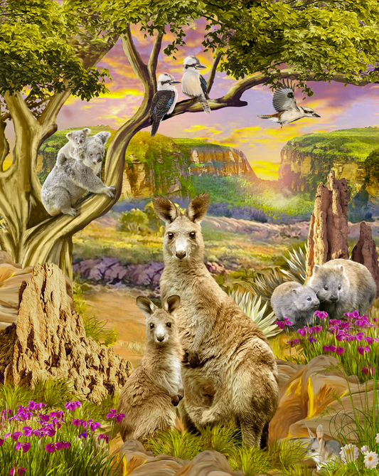 Outback Magic Fabric Panel