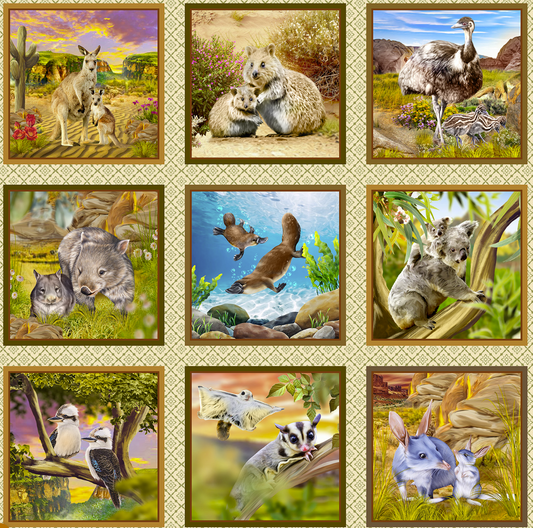 Outback Magic Fabric Panel Block