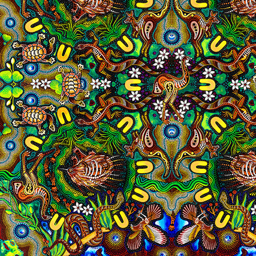 Spirit of the bush Fabric