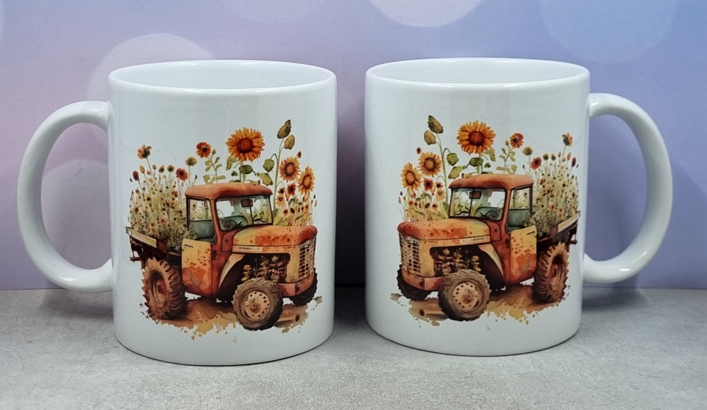 Orange Truck mug (ceramic)
