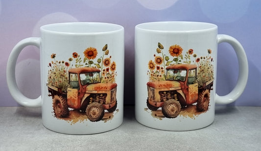 Orange Truck mug (ceramic)