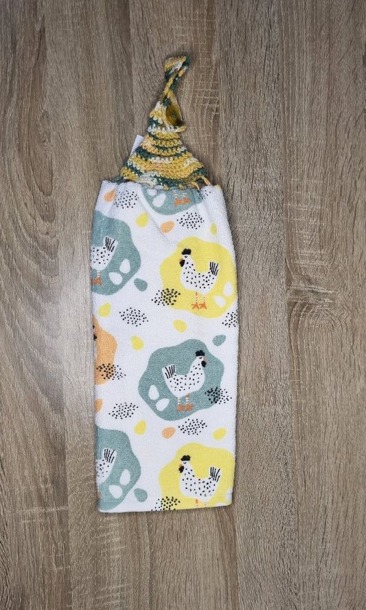Chook hand towel