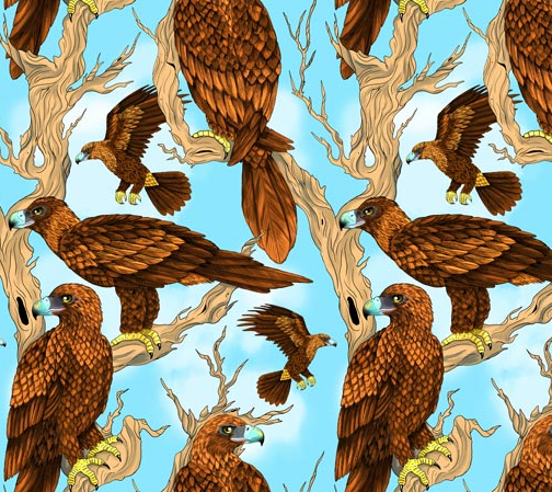 Wedgetail Eagle Fabric