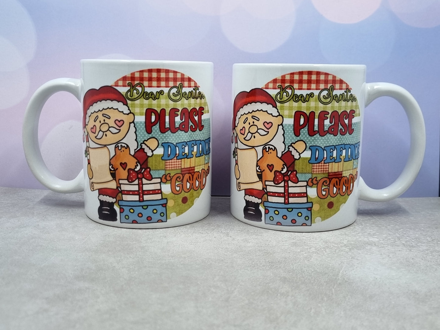 Christmas Define good mug (ceramic)