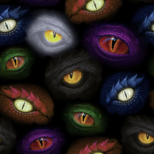 Dragon eyes Fabric