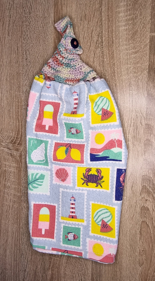 At the Beach hand towel