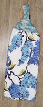 Blue Flower hand towel