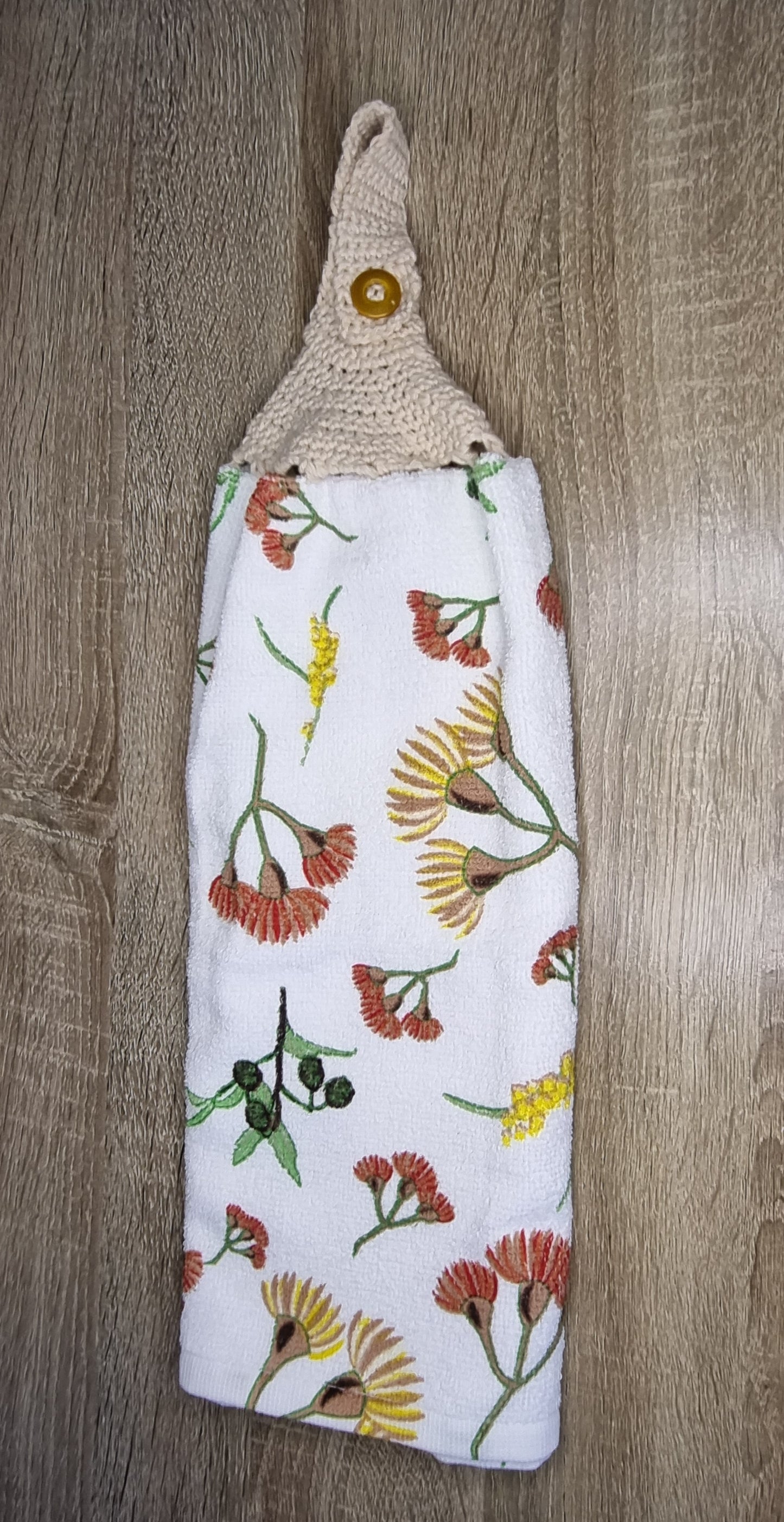Australian Flowers hand towel