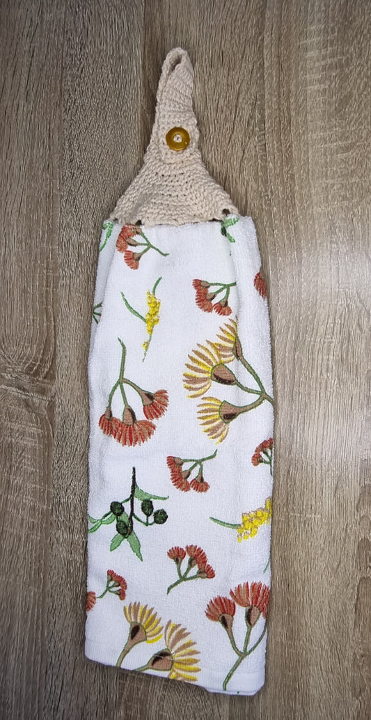 Australian Flowers hand towel