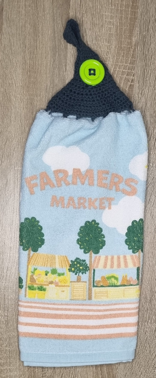 Farmers Market hand towel