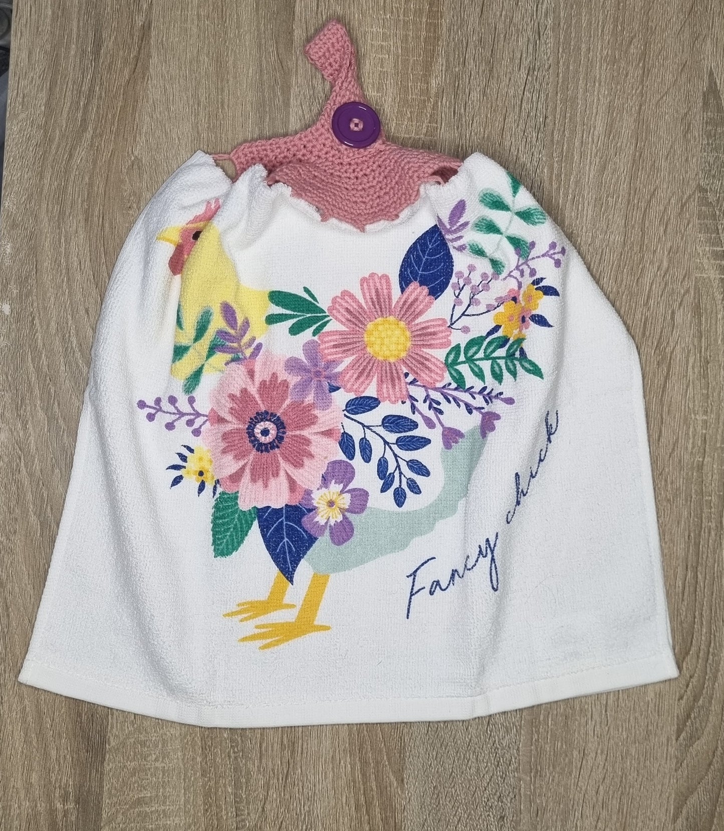 Chook hand towel