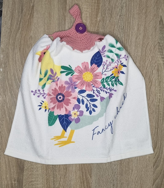 Chook hand towel