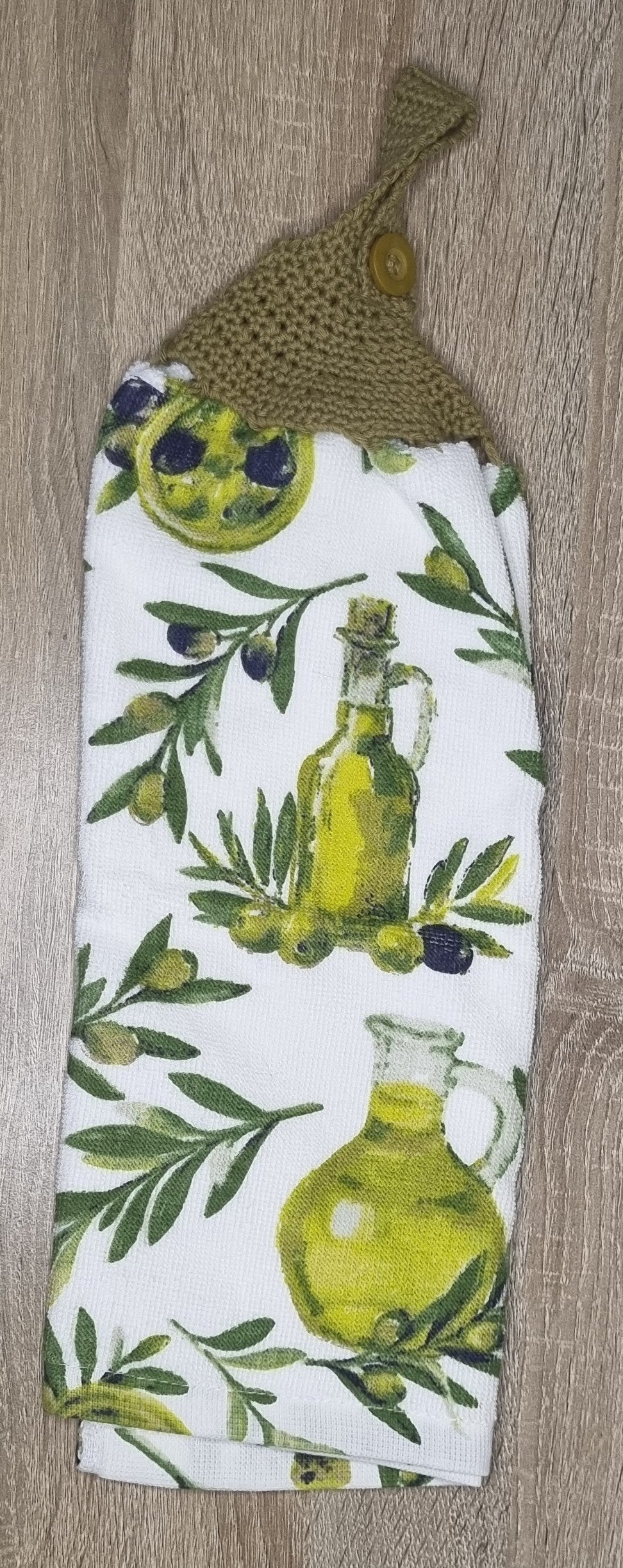 Olives hand towel