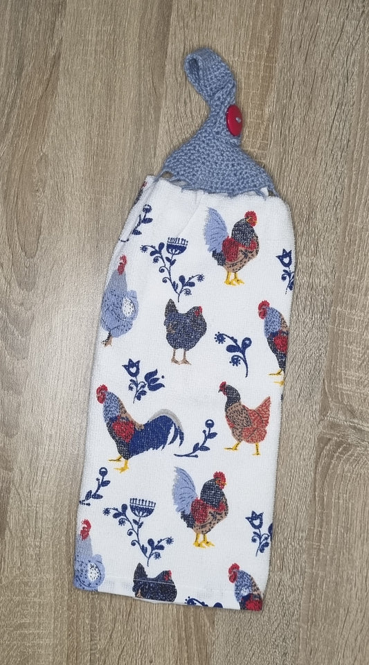 Chook hand towel