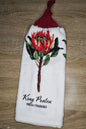 King Protea hand towel
