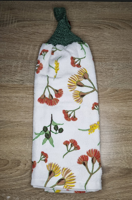 Australian Flowers hand towel