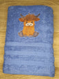 Highland Cow bath towel