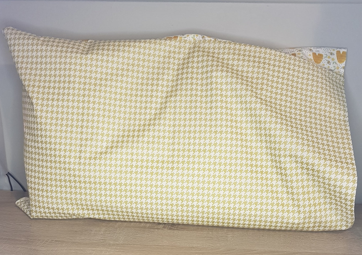 Bee and hive pillow case