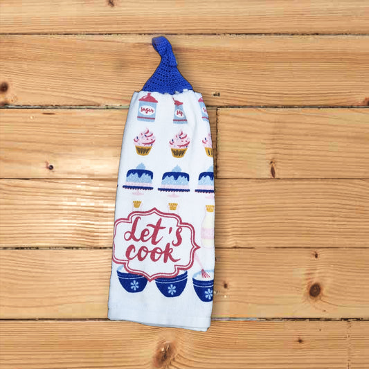 Let's Cook Hand towel