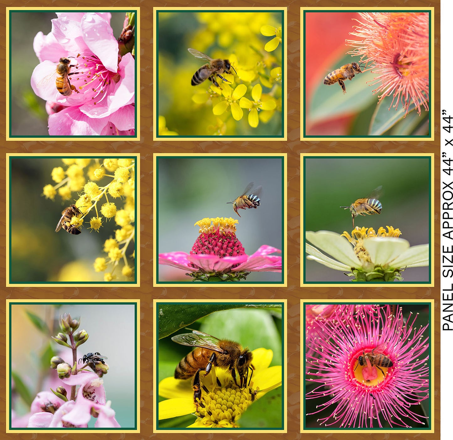 Bee Fabric Panel