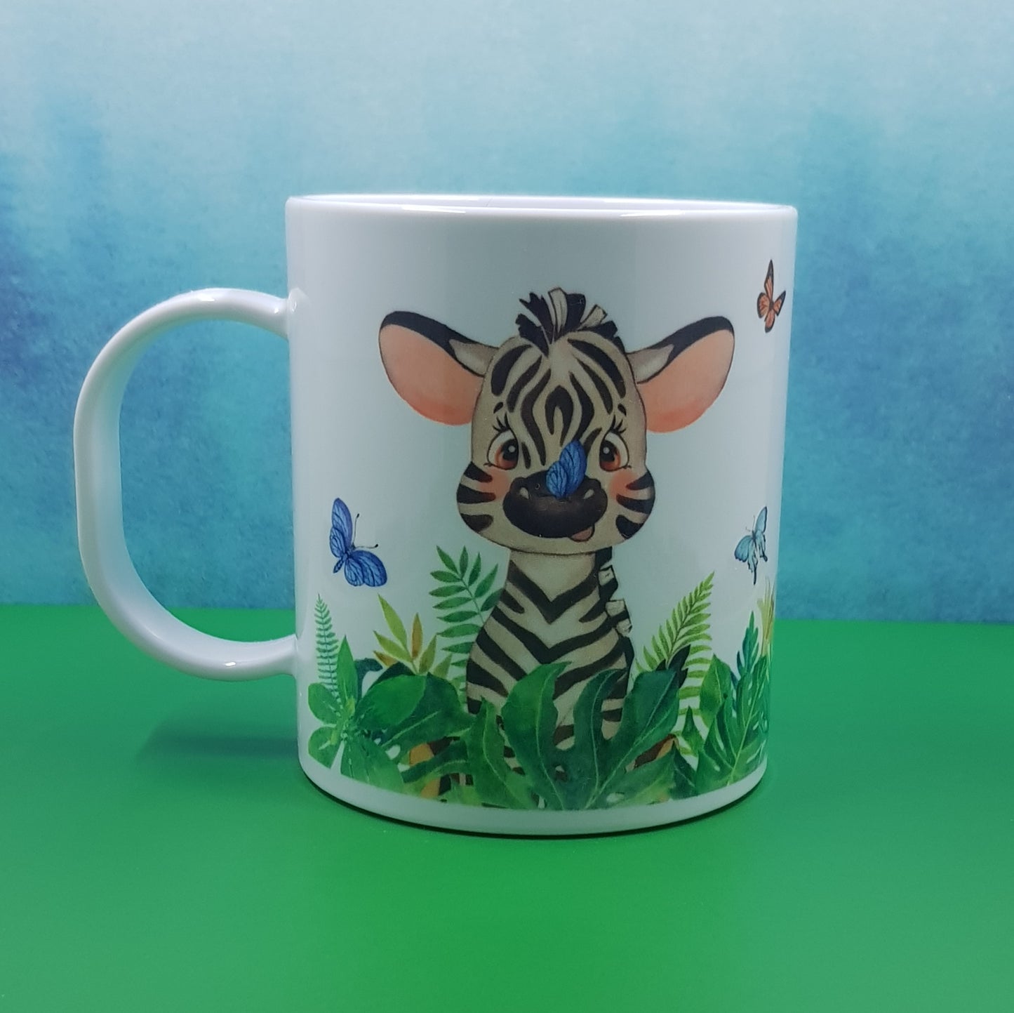 Zebra mug (polymer/plastic)