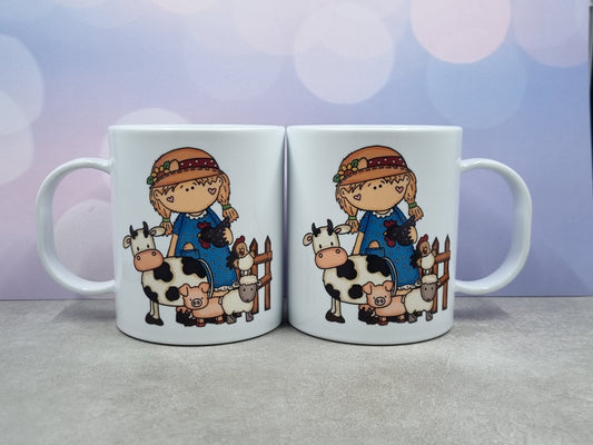 Farm Girl Mug (polymer)