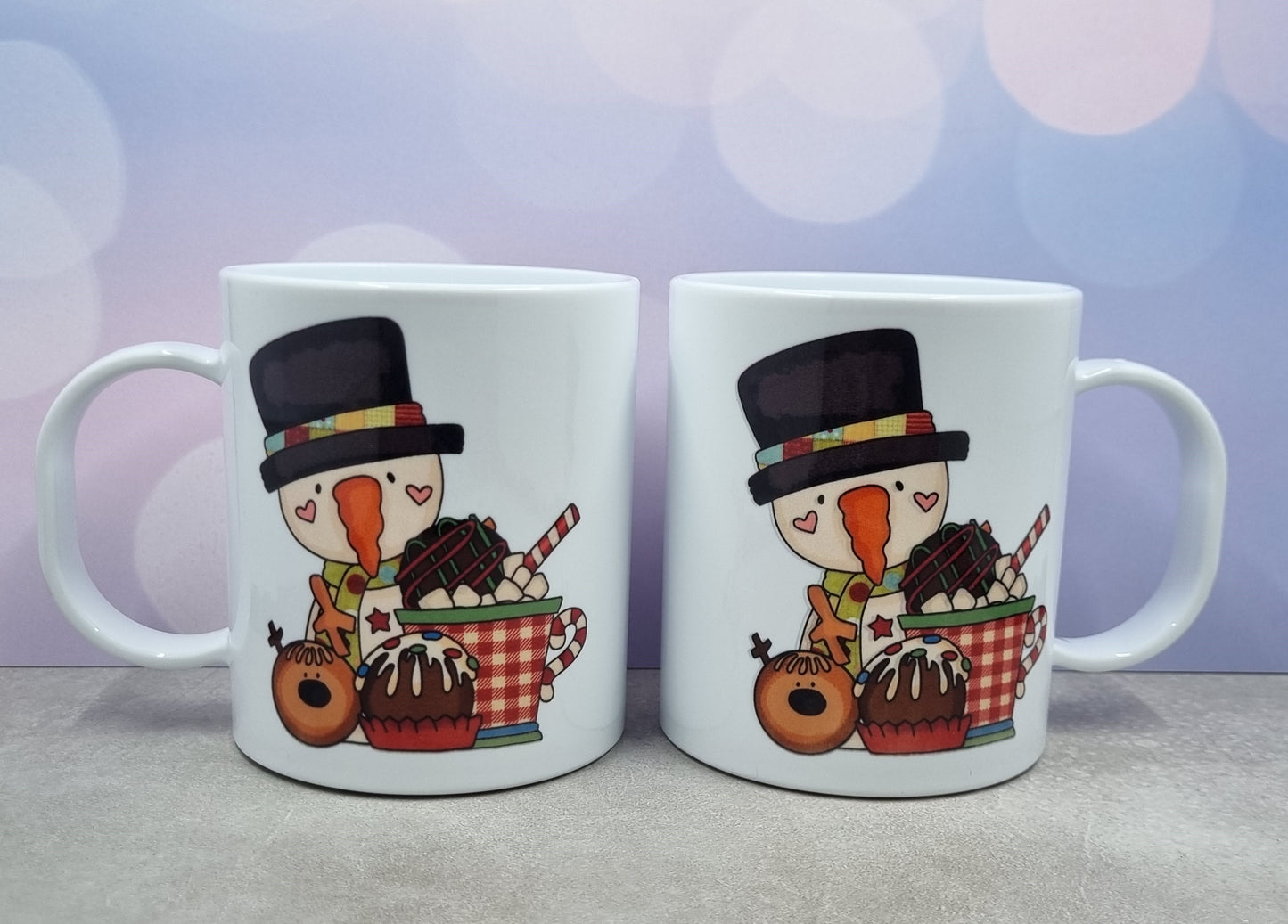 Christmas Snowman Mug (polymer)