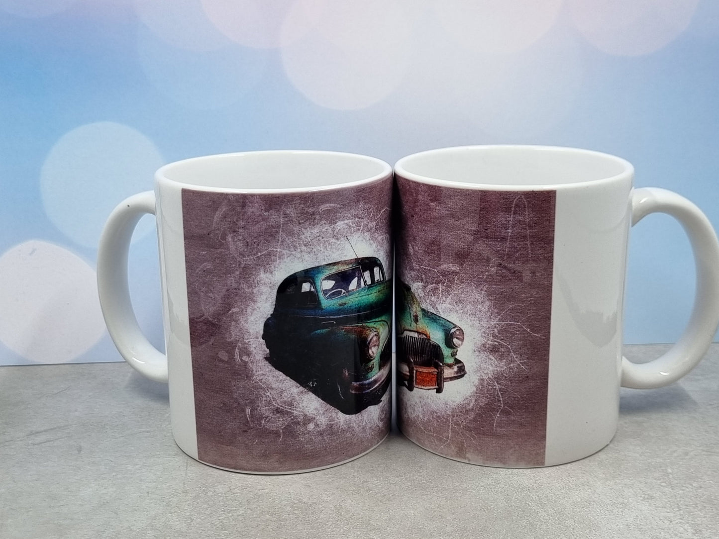 Vintage car mug (ceramic)