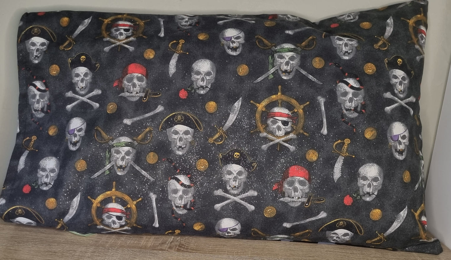 Pirate Skulls Pillow Case